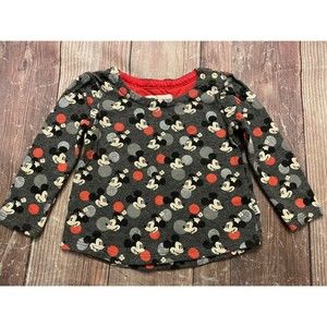 Baby Gap Disney Little Girl Toddler Minnie Mouse Shirt, Size 18-24 months